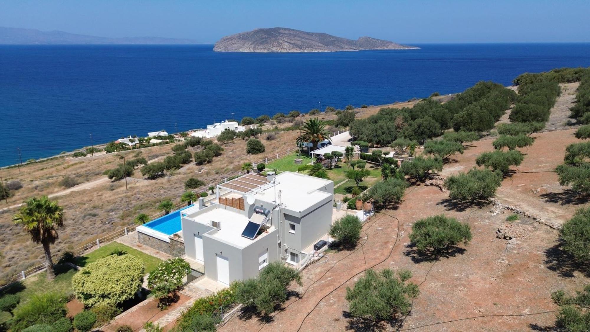 Villa Tholos Crete Kavoúsion エクステリア 写真
